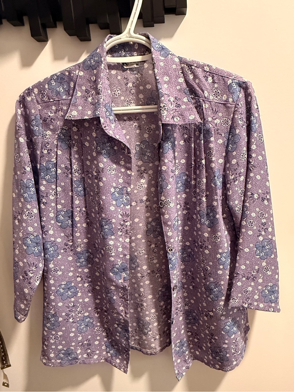 Vintage Kam Lung Floral Blouse